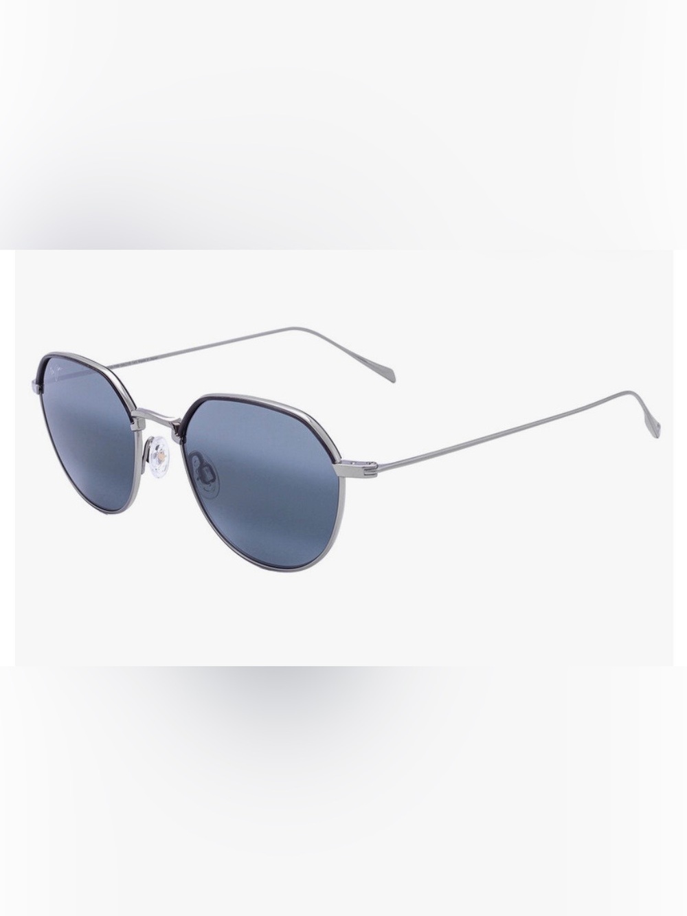 Brand New w/ Case MAUI JIM Island Eyes Grey Black Sunglasses Retail $429